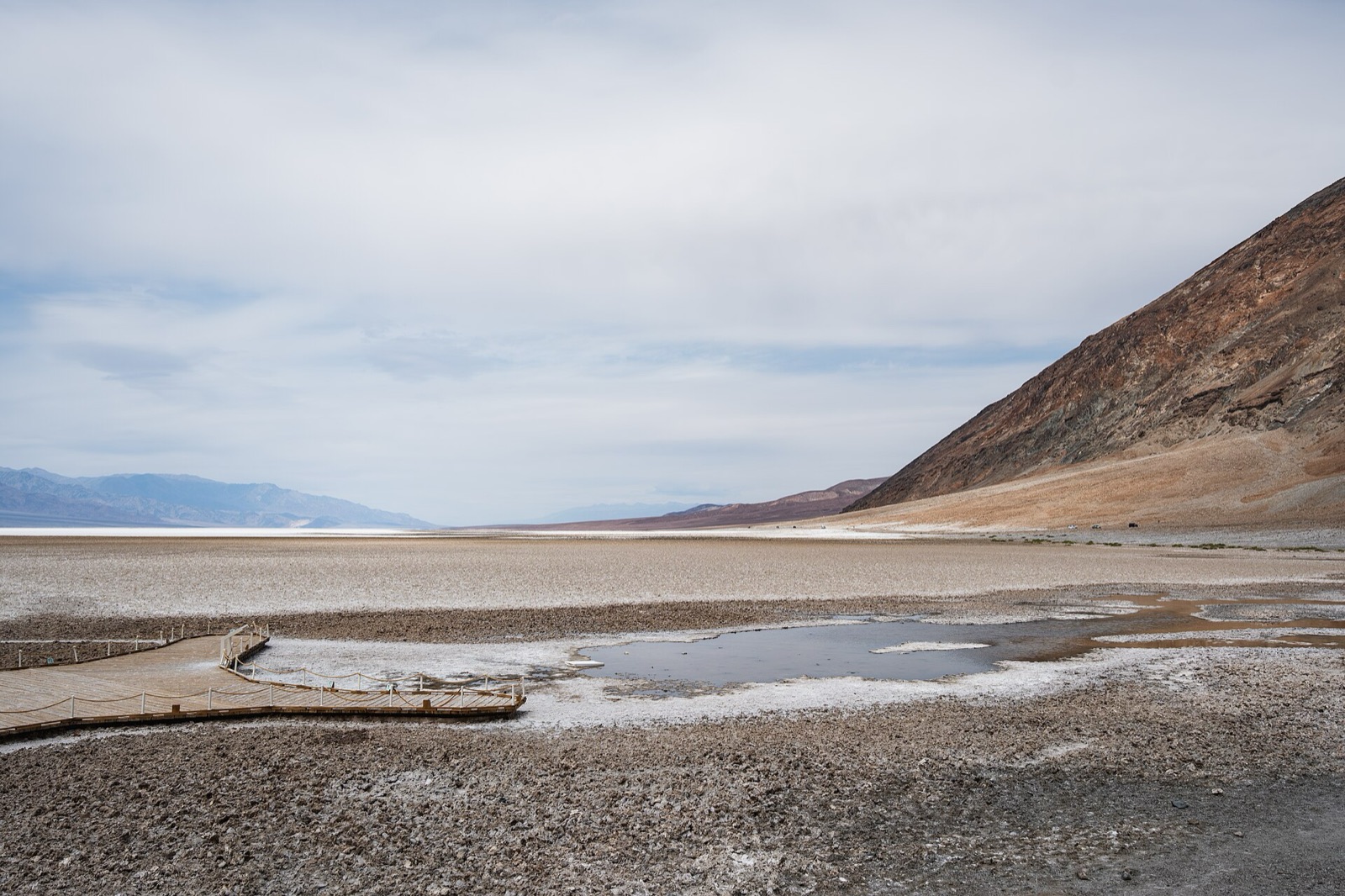 Salt flats at Badwater Basin in Death Valley